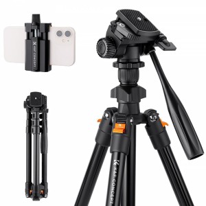 Statyw fotograficzny 175cm K&F Concept K234A0 KF09.115V1 z uchwytem do telefonu
