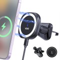 VRIG MG-07S magnetyczny uchwyt samochodowy do telefonu z funkcją ładowania indukcyjnego
