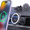 VRIG MG-07S magnetyczny uchwyt samochodowy do telefonu z funkcją ładowania indukcyjnego