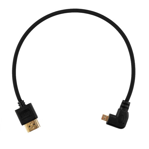 Przewód kątowy HDMI - micro HDMI [prawy] 30cm