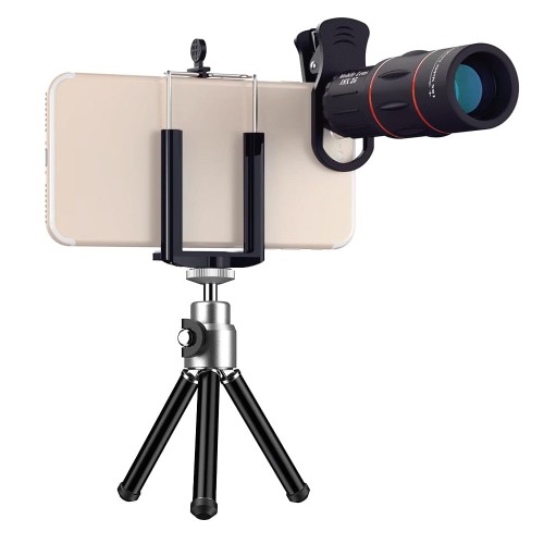 Teleobiektyw do telefonu Apexel zoom 18x25 ze statywem