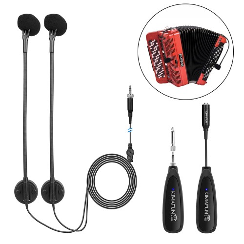 Bezprzewodowy mikrofon do akordeonu KIMAFUN CX710