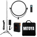 *ZESTAW* Lampa MITOYA SUN 70W 3200-5600K + statyw PENGUIN + akumulator V-Mount