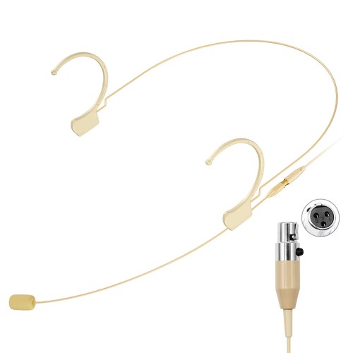 Mikrofon nagłowny KIMAFUN HC-810 do mikroportów AKG [mini XLR 3pin]