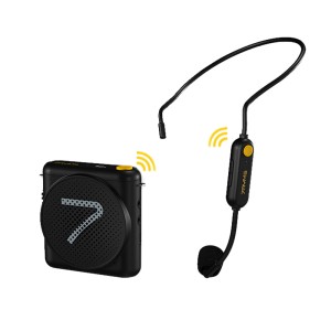 [OUTLET] Bezprzewodowy mikrofon z przenośnym głośnikiem 7Ryms WA1