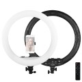 *ZESTAW* Lampa LED Ring MITOYA MTY-21C 53cm + statyw IBIS