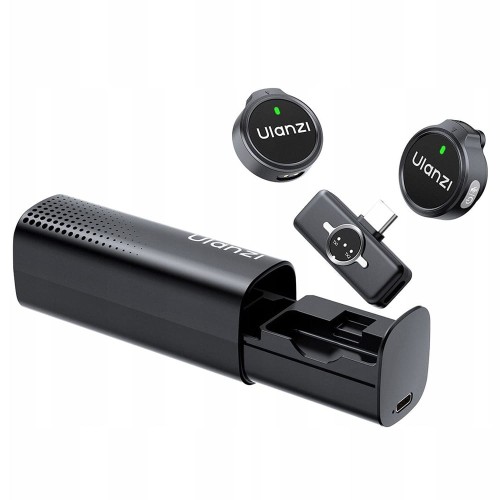 Bezprzewodowy zestaw mikrofonowy Ulanzi A21 USB-C [czarny]