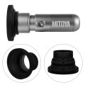 Lampa LED MITOYA TETRA Torch Light 5600K + RGB latarka z nakładkami GOBO