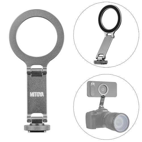 Magnetyczny uchwyt do telefonu MITOYA SCARAB cold shoe + gwint 1/4''