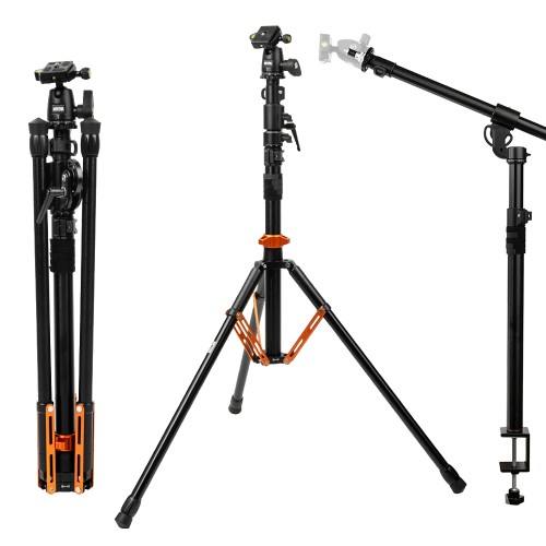 Statyw 2w1 fotograficzno-oświetleniowy MITOYA MTY288T 250cm