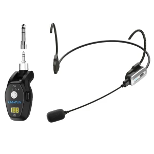 Bezprzewodowy mikrofon nagłowny 3,5mm KIMAFUN KM-G76 Black
