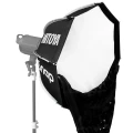 Softbox studyjny MITOYA SNAP 65 cm z mechanizmem rozkładania one-click, mocowaniem Bowens i gridem