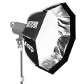 Softbox studyjny MITOYA SNAP 65 cm z mechanizmem rozkładania one-click, mocowaniem Bowens i gridem