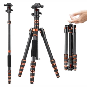 [OUTLET] Karbonowy statyw fotograficzny 155cm K&F Concept A225C0 KF09.077V3