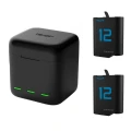 TELESIN S0-BCG-04-TGP Ładowarka + 2x akumulator do GoPro HERO12 1720mAh