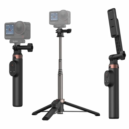 Statyw do kamer GoPro i telefonu z pilotem Bluetooth Telesin S1-CSS-08