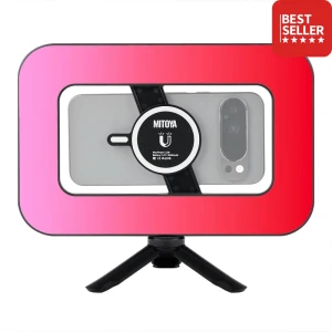 Lampa LED MITOYA ACARA Bi-color + RGB z magnetycznym uchwytem do telefonu