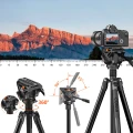 Statyw video COMAN KX3939PLUS 176cm z funkcją monopodu