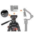 Statyw video COMAN FF16LS 186cm z koszykiem