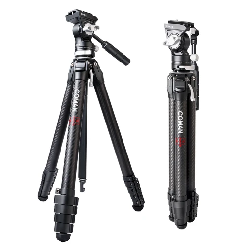 Karbonowy statyw fotograficzny COMAN ZERO-V 158cm