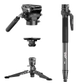 Karbonowy monopod COMAN M1 PRO V5 One-Click Lift 175cm