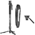 Karbonowy monopod COMAN M1 PRO V5 One-Click Lift 175cm